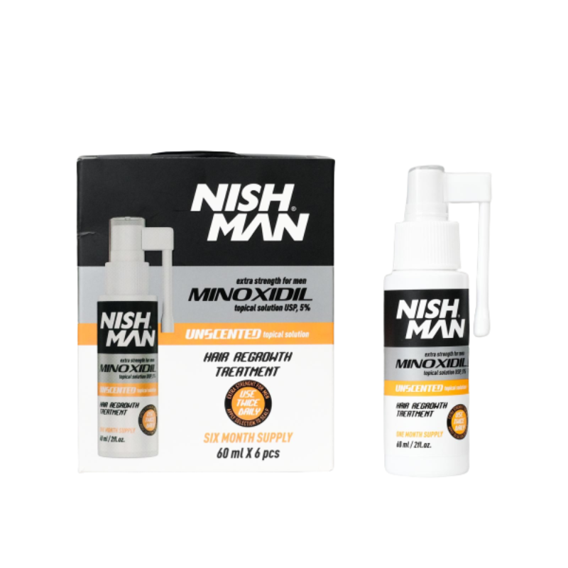 Nishman Traitement Repousse du Cheveu Minoxidil 6 Mois