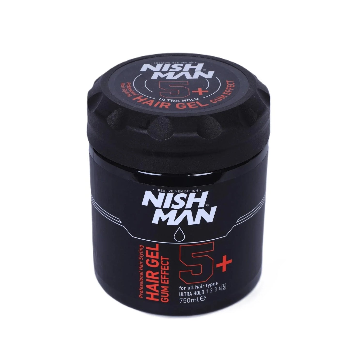 NISHMAN Hair Styling Gel 5+ Gum Effect 750ml